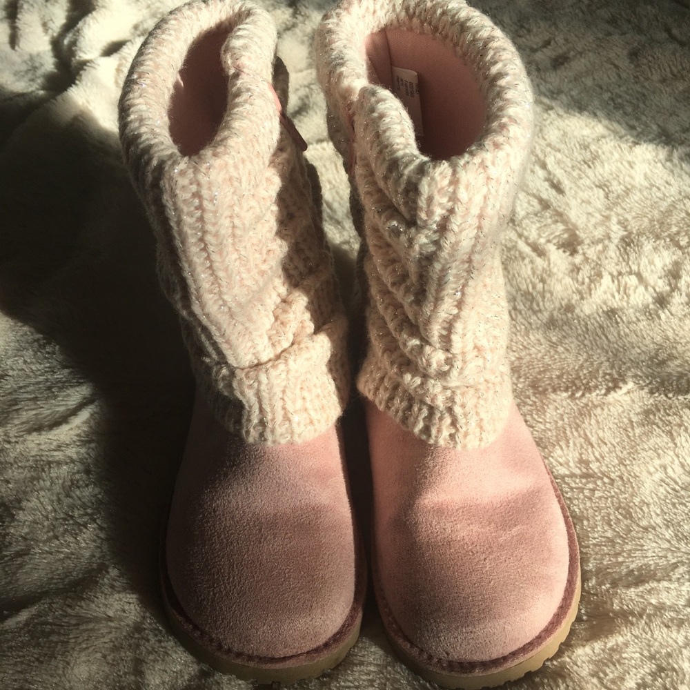 Pink toddler boots (size 10)